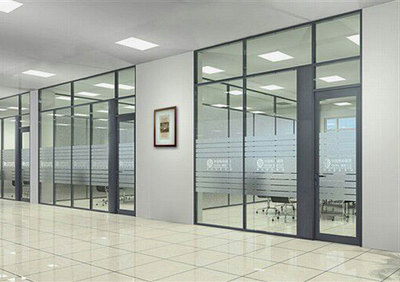 100型双玻百叶隔断墙 办公高隔间