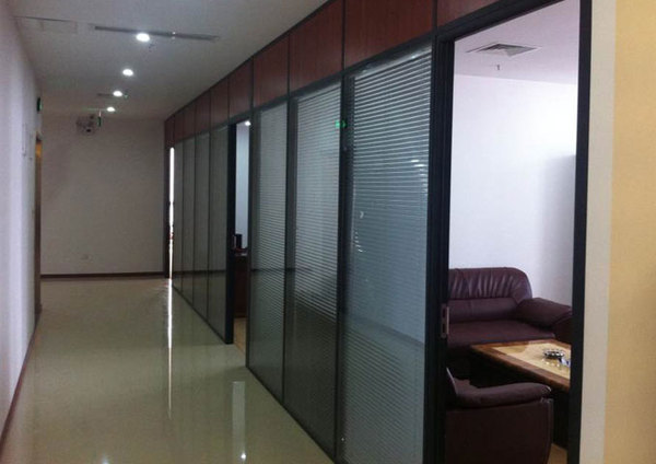 100型双玻百叶玻璃隔断